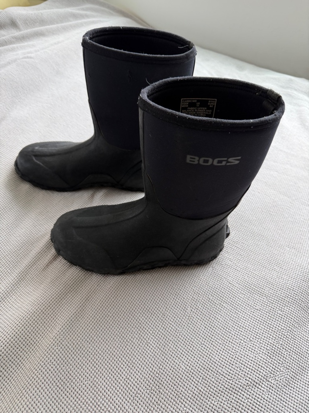 Bogs Black Waterproof Pull-On Muck Boots